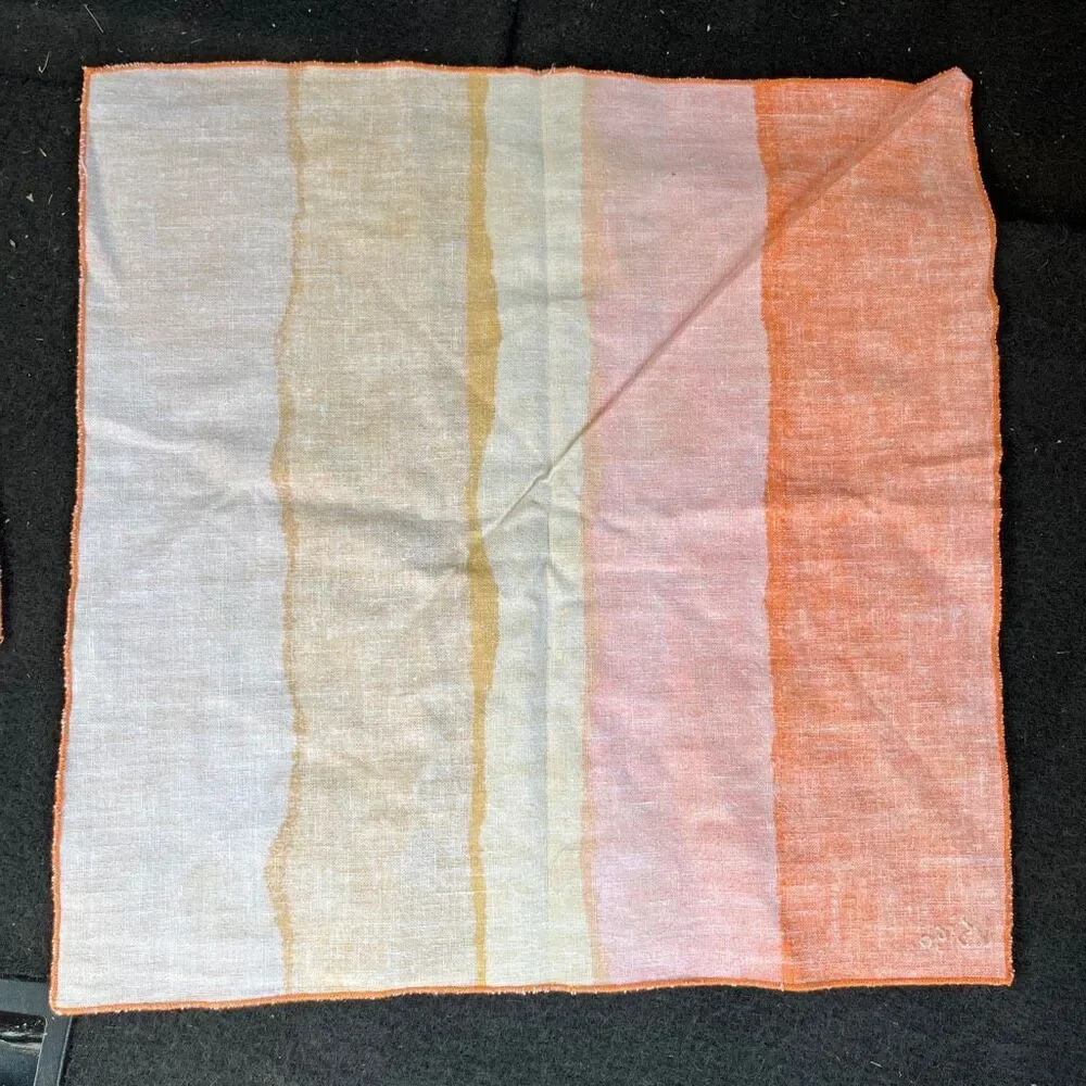 VTG 70s Vera Neumann Abstract Stripe Napkins Set of 4 NWOT Mid Century Modern